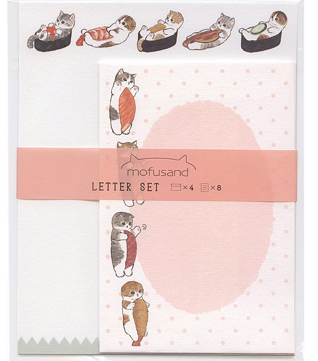 Sushi Mofusand Letter Set