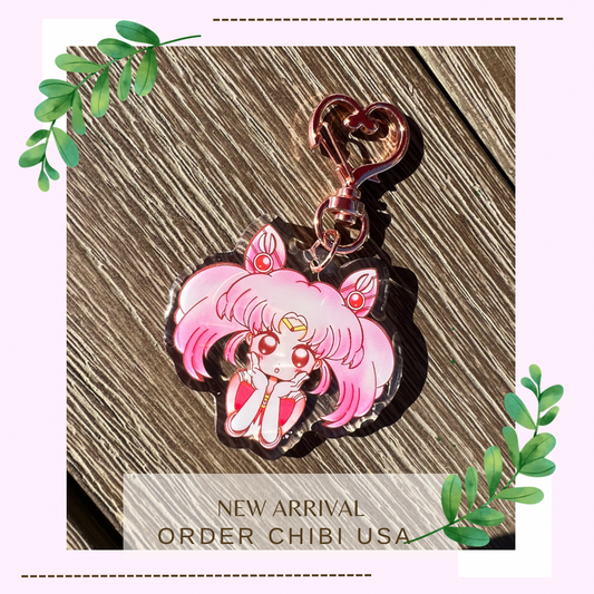 Sailor chibi usa acrylic keychains